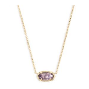 Kendra Scott Elisa Pendant Necklace in Amethyst